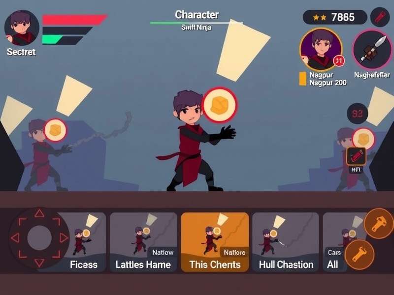 Nagpur Swift Ninja control interface and HUD